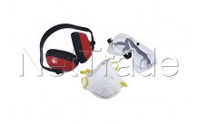 Cogex - Kit de seguridad - gafas - máscara - orejera - juego de 3 piezas. - 77501